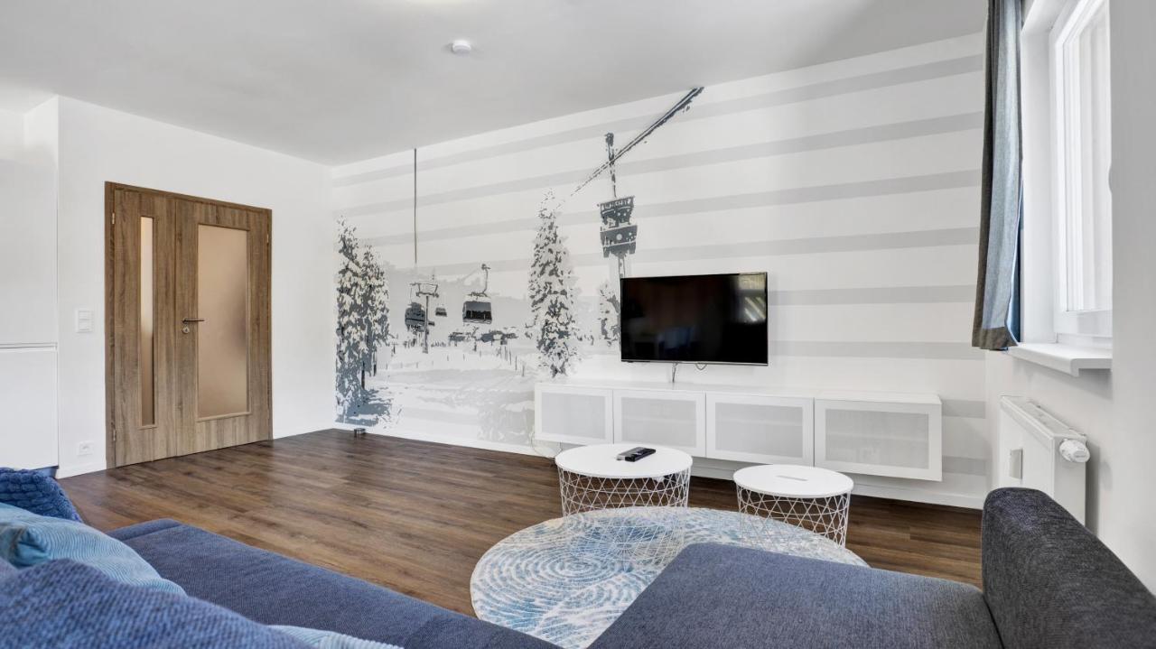 Krusnohorske Strane Apartman Loučná pod Klínovcem Kültér fotó